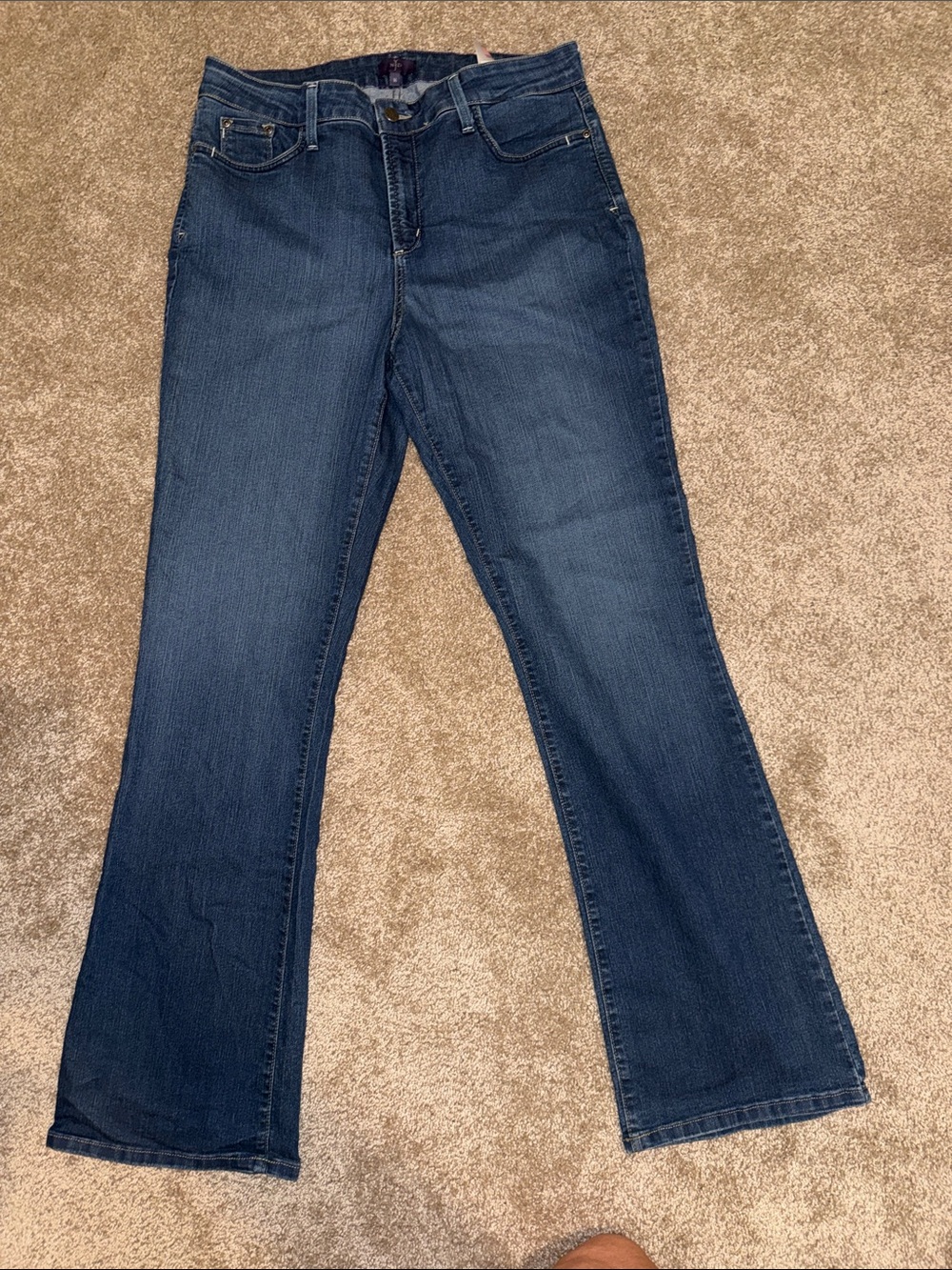 NYDJ Women's Dark Blue Flare Jeans - size 16